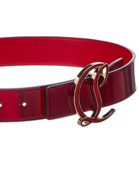 Christian Louboutin Christian Louboutin Logo Leather Belt