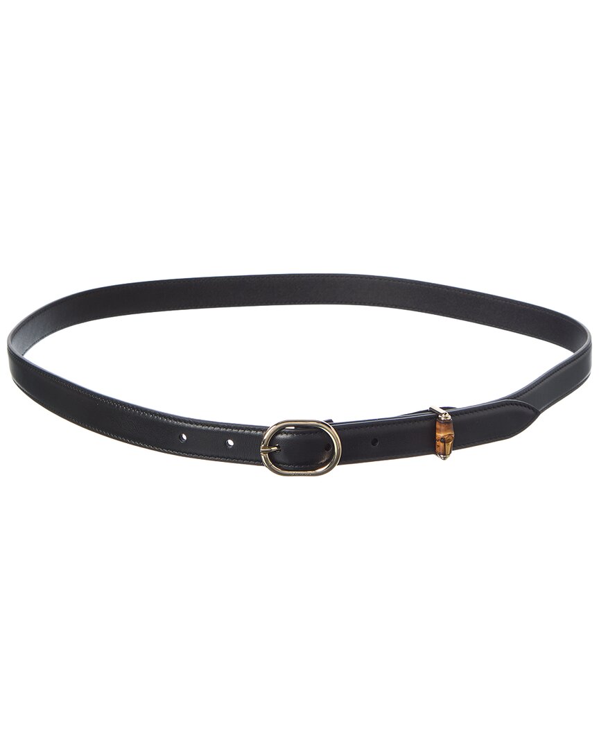 Gucci Gucci Oval Leather Buckle Belt