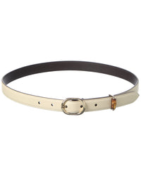 Gucci Gucci Oval Leather Buckle Belt