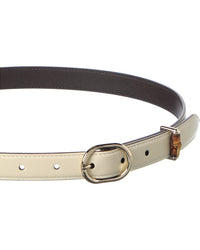 Gucci Gucci Oval Leather Buckle Belt