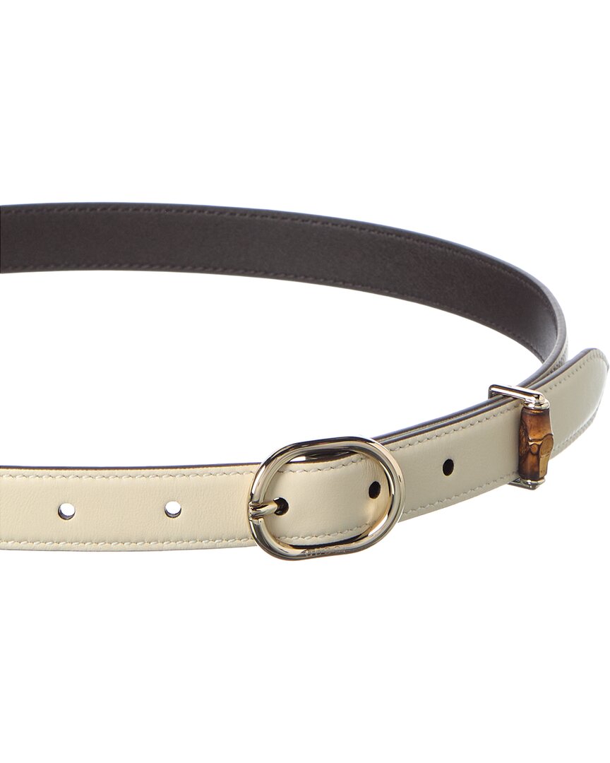 Gucci Gucci Oval Leather Buckle Belt