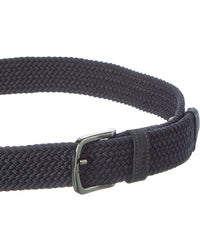 Hugo Boss Sash Leather & Canvas Belt