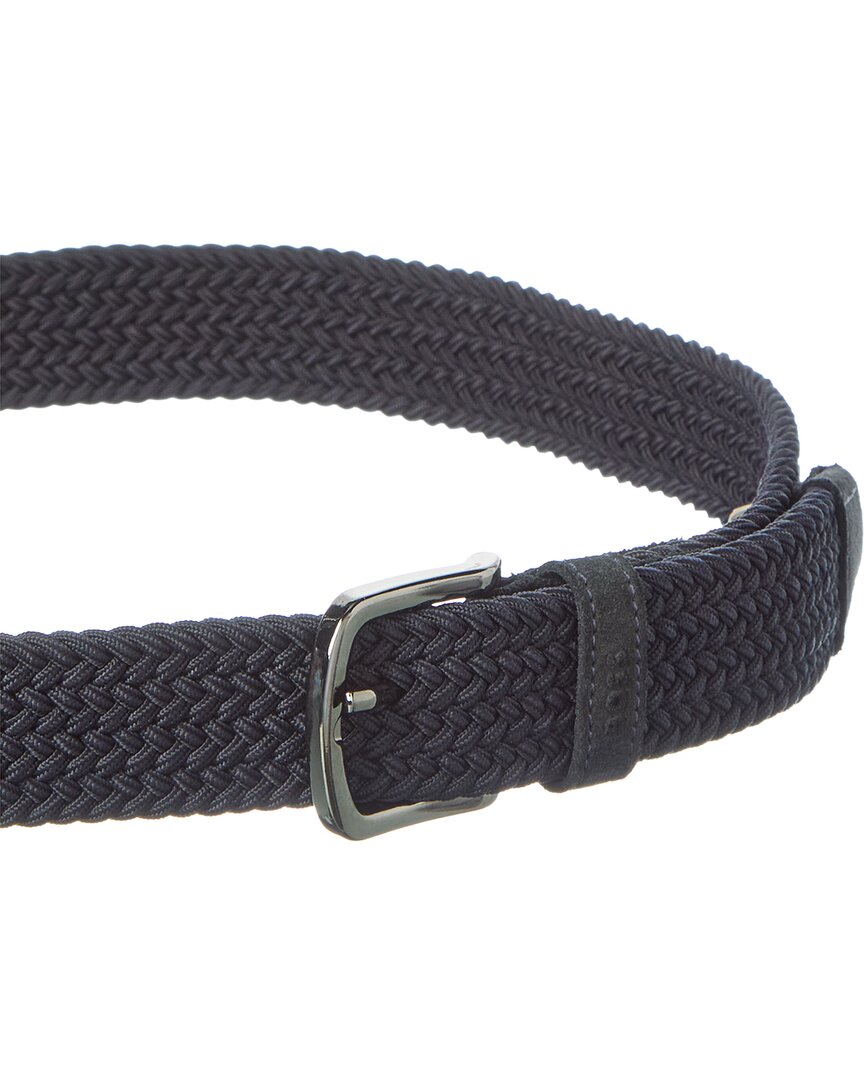 Hugo Boss Sash Leather & Canvas Belt