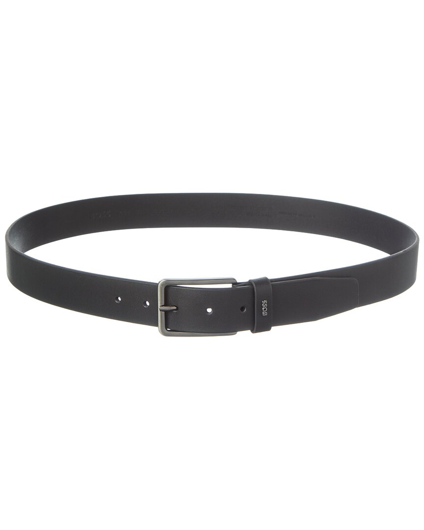 Hugo Boss Calis Logo Leather Belt
