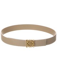 Loewe Loewe Reversible Anagram Leather Belt