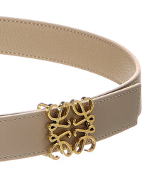 Loewe Loewe Reversible Anagram Leather Belt