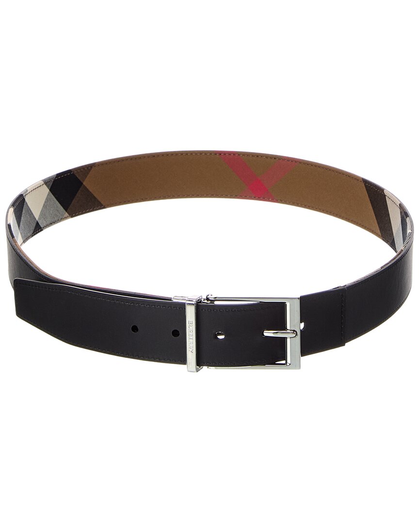 Burberry Burberry Reversible Leather Belt