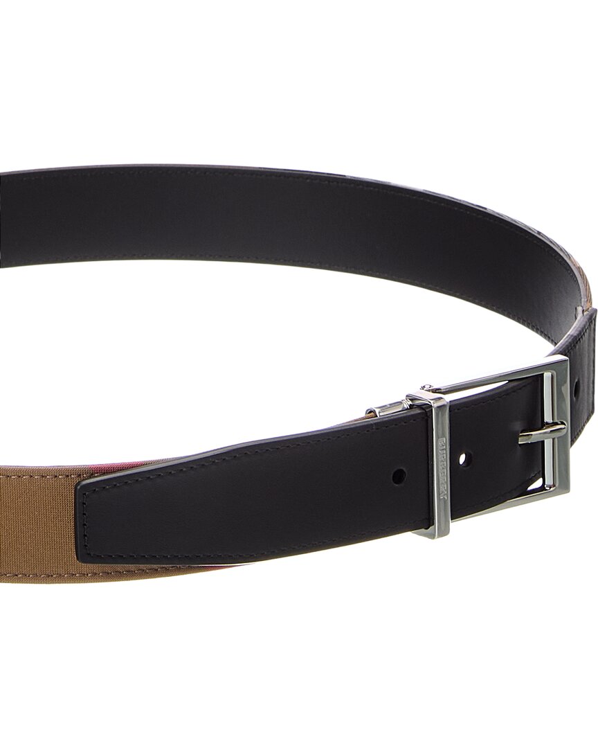Burberry Burberry Reversible Leather Belt