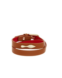 Christian Louboutin Christian Louboutin Logo Leather Belt Bracelet
