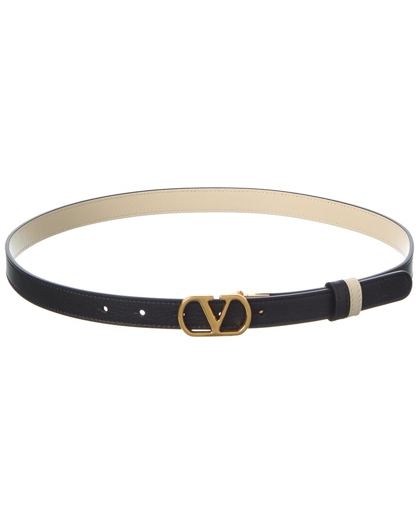 Valentino Vlogo Signature Reversible Leather Belt