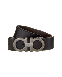 Ferragamo Ferragamo Double Gancio Reversible & Adjustable Leather Belt