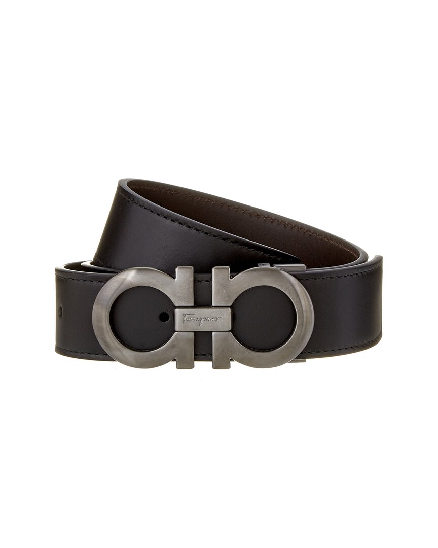 Ferragamo Ferragamo Double Gancio Reversible & Adjustable Leather Belt