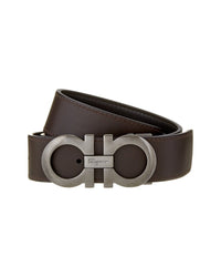 Ferragamo Ferragamo Double Gancio Reversible & Adjustable Leather Belt