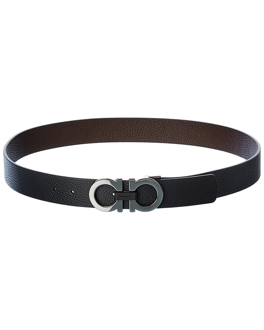 Ferragamo Ferragamo Gancini Reversible & Adjustable Leather Belt