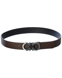 Ferragamo Ferragamo Gancini Reversible & Adjustable Leather Belt