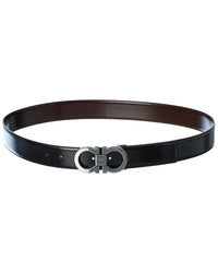 Ferragamo Ferragamo Gancini Reversible & Adjustable Leather Belt