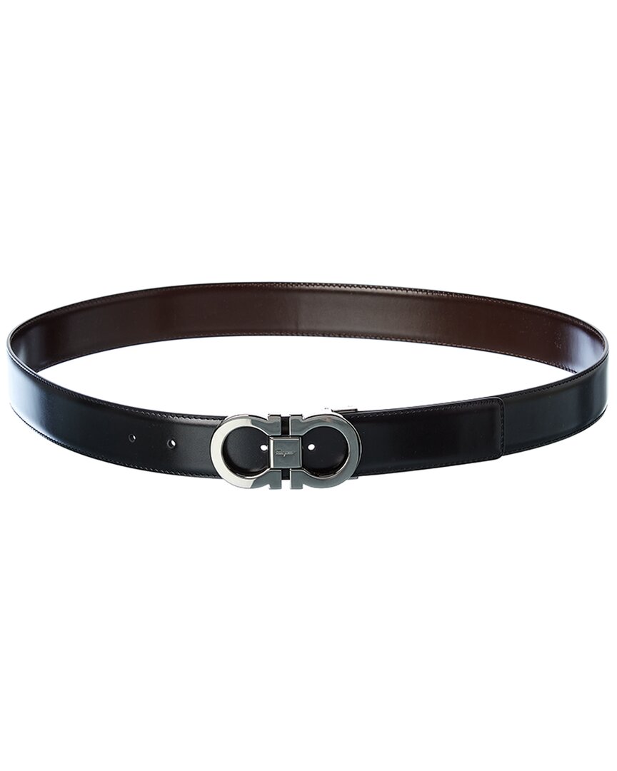 Ferragamo Ferragamo Gancini Reversible & Adjustable Leather Belt