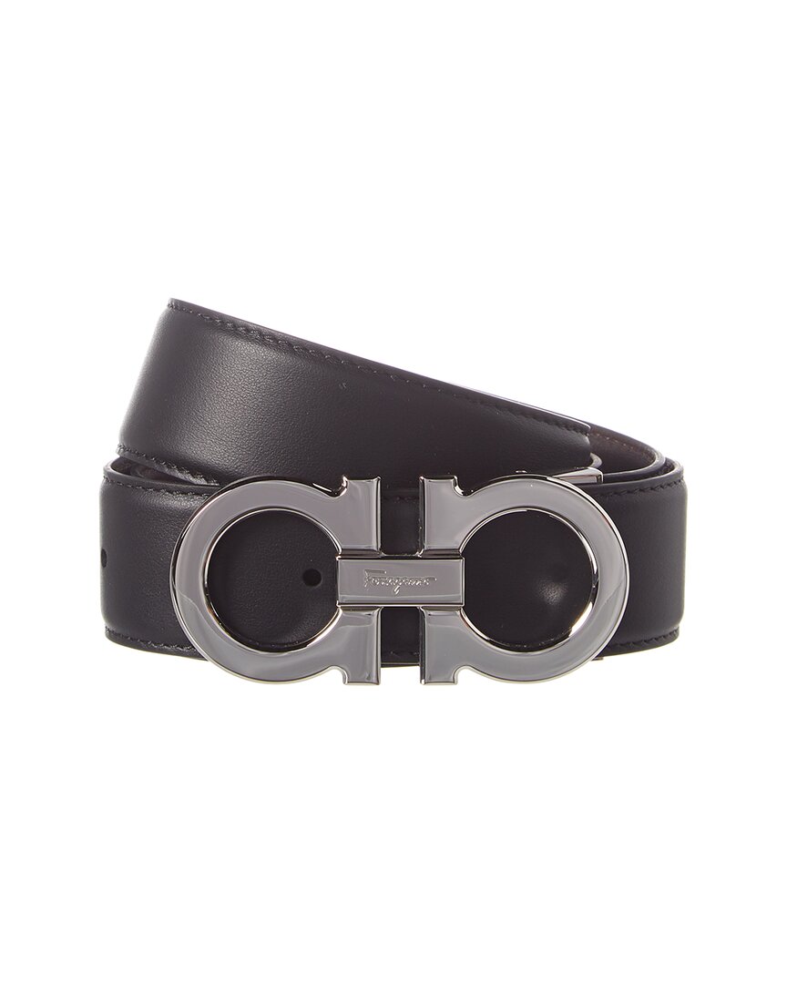 Ferragamo Ferragamo Gancini Reversible & Adjustable Leather Belt
