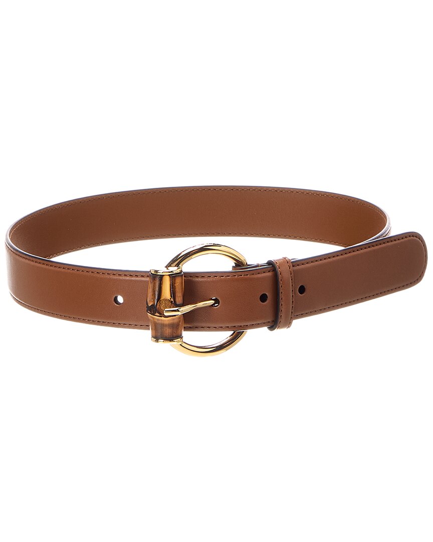 Gucci Gucci Bamboo Leather Belt