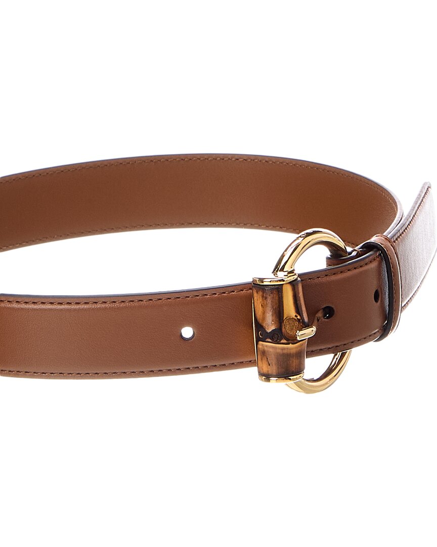 Gucci Gucci Bamboo Leather Belt