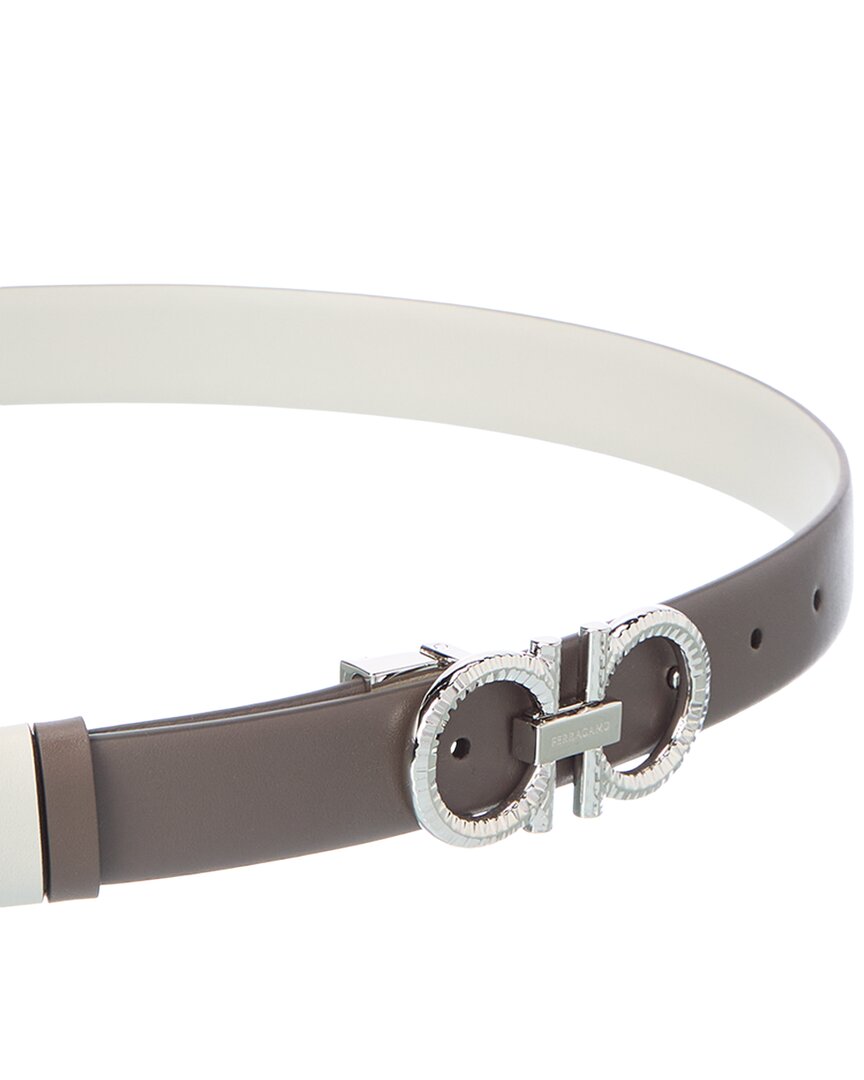 Ferragamo Ferragamo Gancini Reversible Leather Belt
