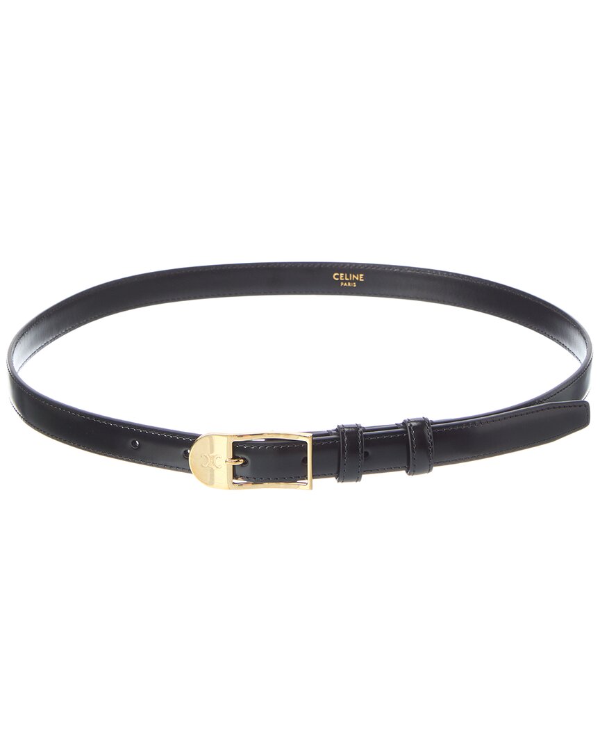 CELINE Celine Taurillon Leather Belt