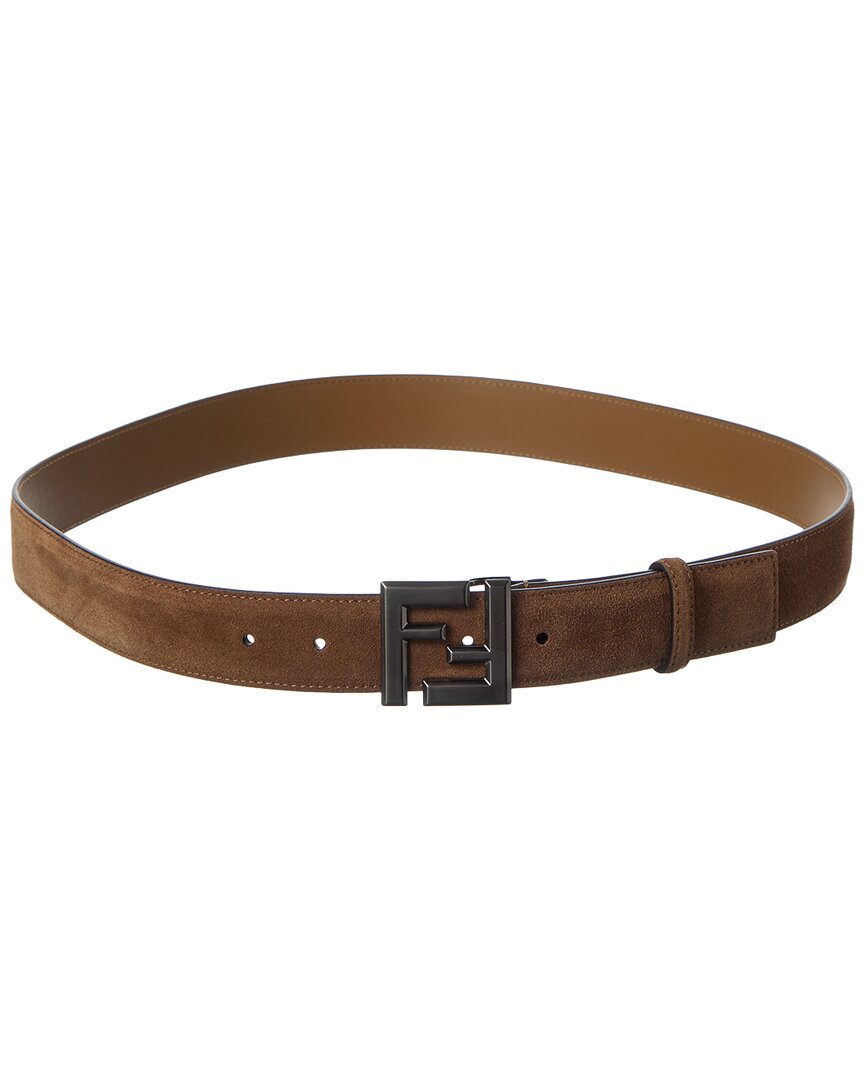 FENDI Fendi Ff Logo Suede Belt
