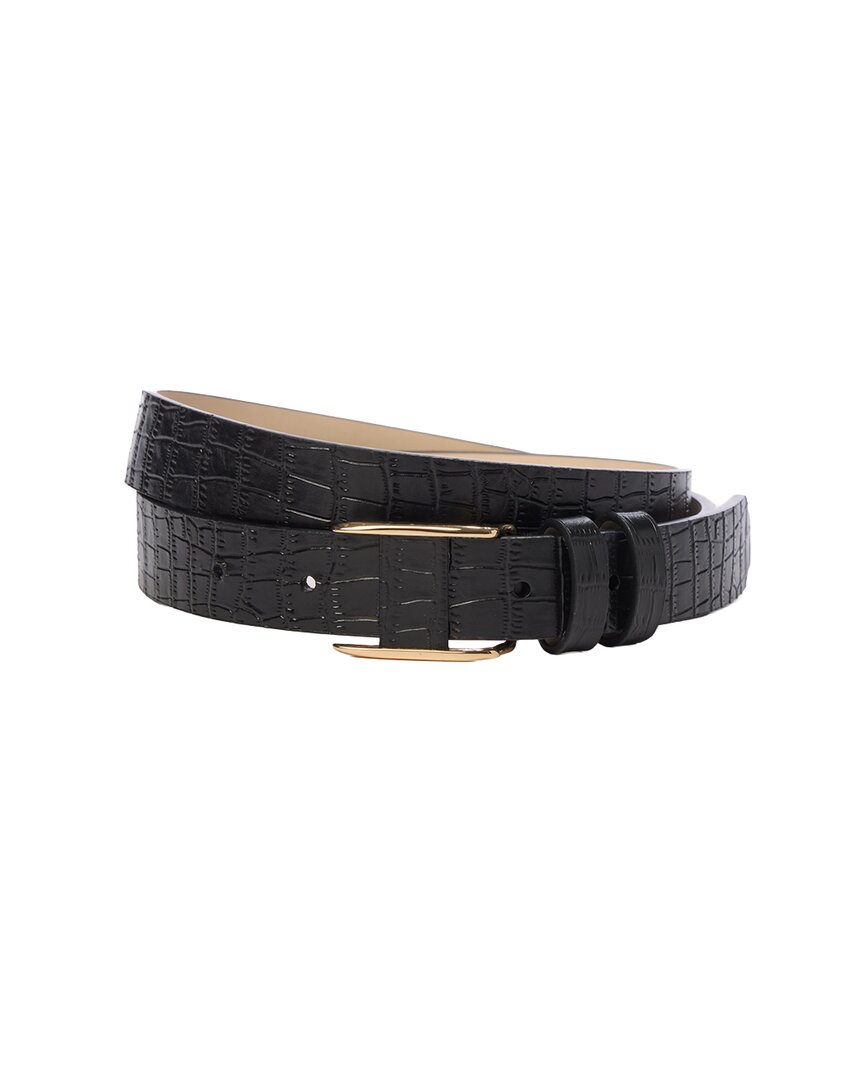 J.McLaughlin J.Mclaughlin Allegra Croc-Embossed Leather Belt