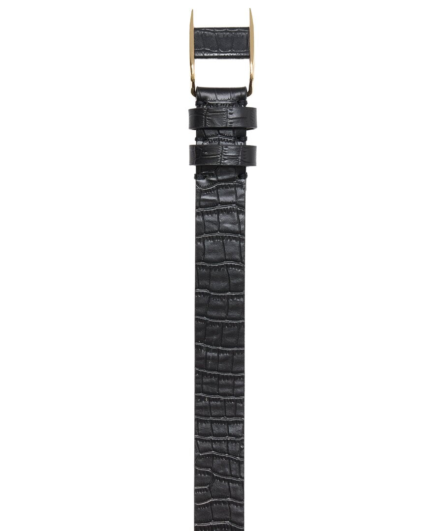 J.McLaughlin J.Mclaughlin Allegra Croc-Embossed Leather Belt