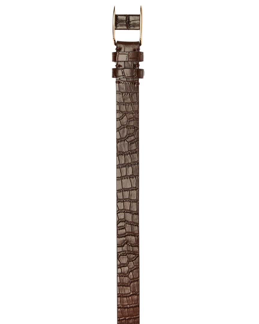 J.McLaughlin J.Mclaughlin Allegra Croc-Embossed Leather Belt