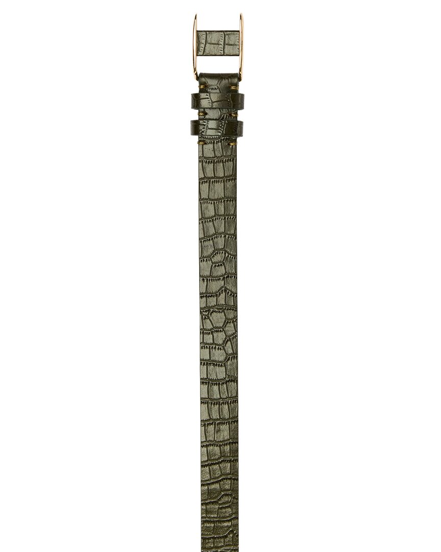 J.McLaughlin J.Mclaughlin Allegra Croc-Embossed Leather Belt