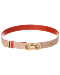 Ferragamo Ferragamo Gancini Reversible & Adjustable Leather Belt