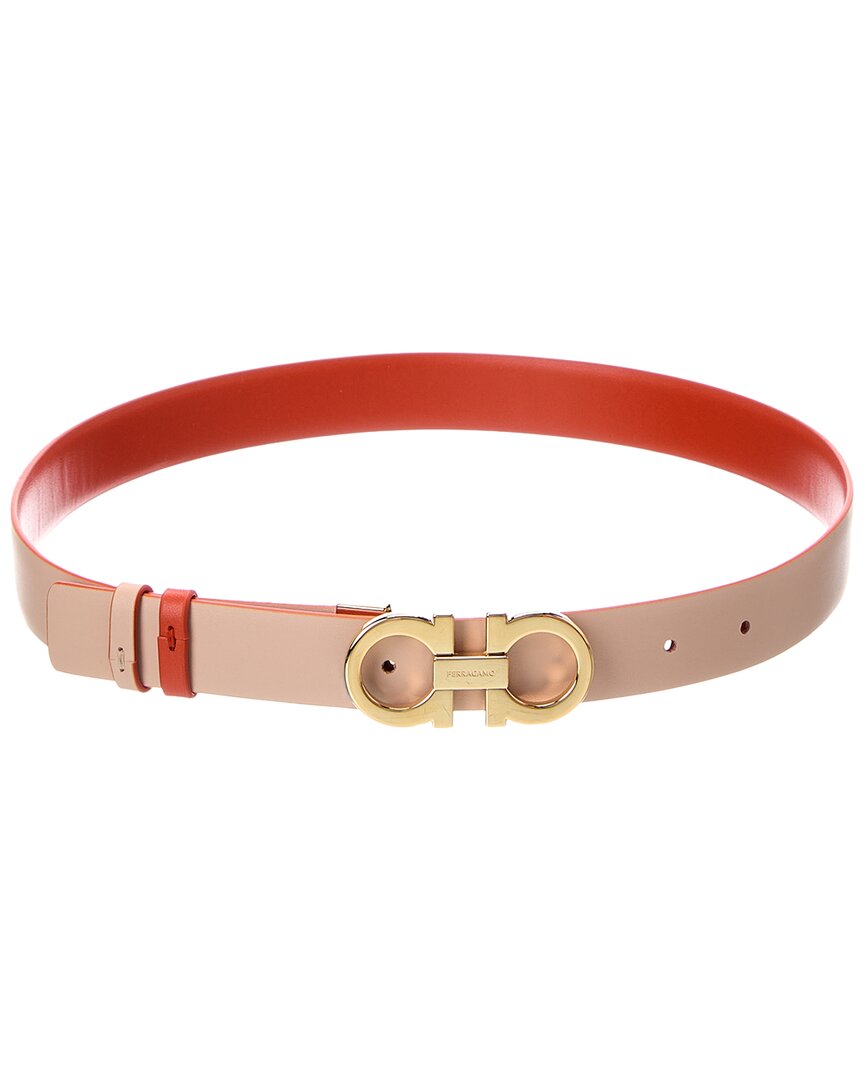 Ferragamo Ferragamo Gancini Reversible & Adjustable Leather Belt