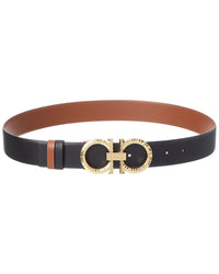 Ferragamo Ferragamo Gancini Reversible Leather Belt