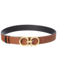 Ferragamo Ferragamo Gancini Reversible Leather Belt