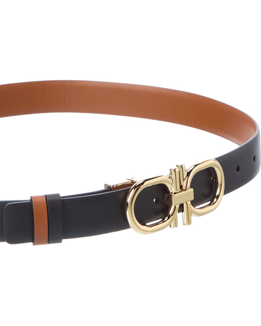 Ferragamo Ferragamo Gancini Reversible Leather Belt