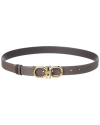 Ferragamo Ferragamo Gancini Reversible Leather Belt