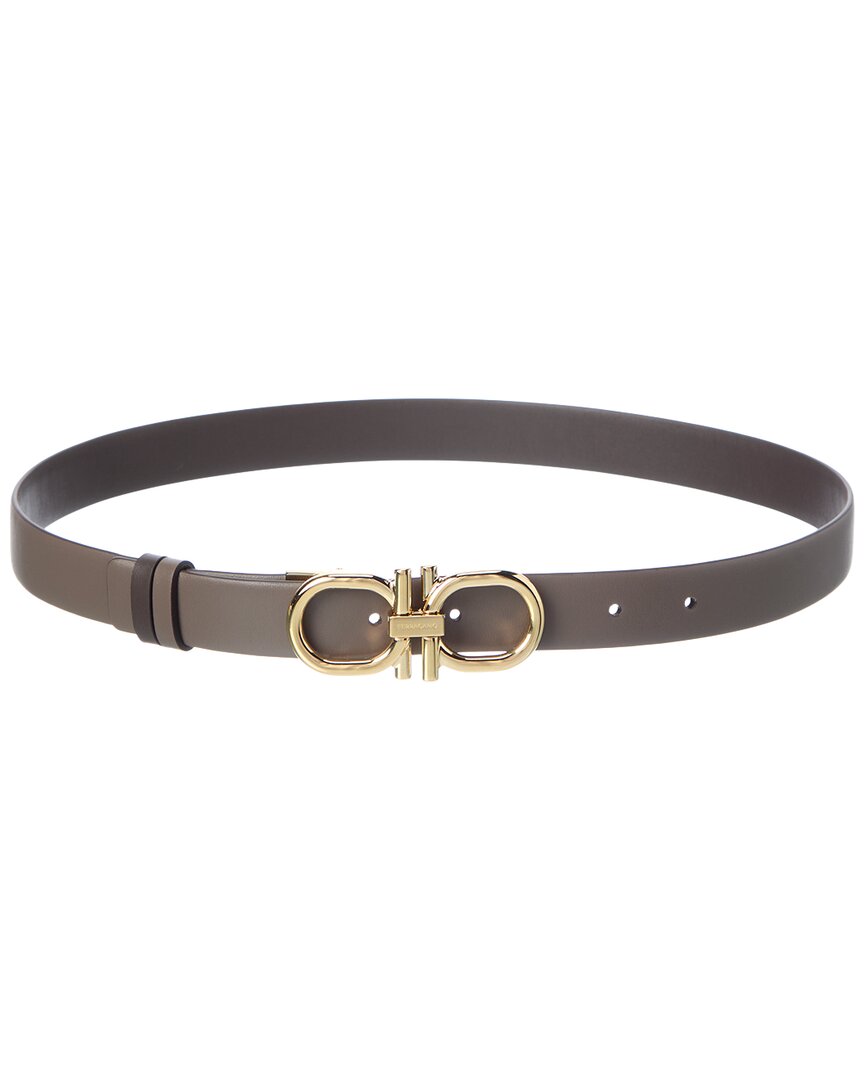 Ferragamo Ferragamo Gancini Reversible Leather Belt