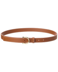 Ferragamo Ferragamo Gancini Leather Belt