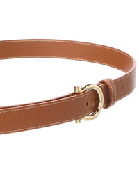 Ferragamo Ferragamo Gancini Leather Belt