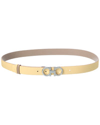 Ferragamo Ferragamo Gancini Reversible Leather Belt