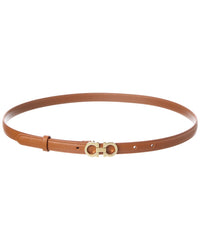 Ferragamo Ferragamo Gancini Leather Belt