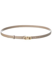 Ferragamo Ferragamo Gancini Leather Belt