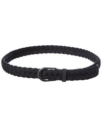 Brunello Cucinelli Brunello Cucinelli Woven & Leather Belt