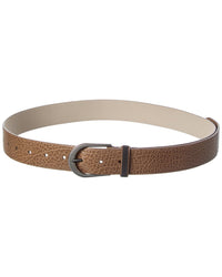 Brunello Cucinelli Brunello Cucinelli Embossed Leather Belt