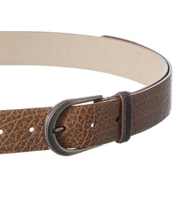 Brunello Cucinelli Brunello Cucinelli Embossed Leather Belt