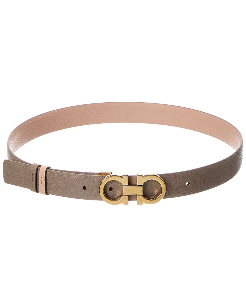 Ferragamo Ferragamo Gancini Reversible & Adjustable Leather Belt