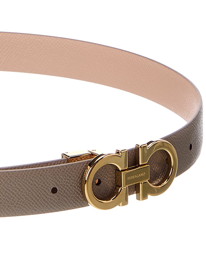 Ferragamo Ferragamo Gancini Reversible & Adjustable Leather Belt