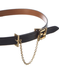 FENDI Fendi Ff Reversible Leather Belt