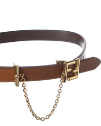 FENDI Fendi Ff Reversible Leather Belt